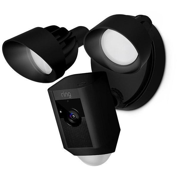 "Amazon Ring Floodlight Cam Wired Plus Black"