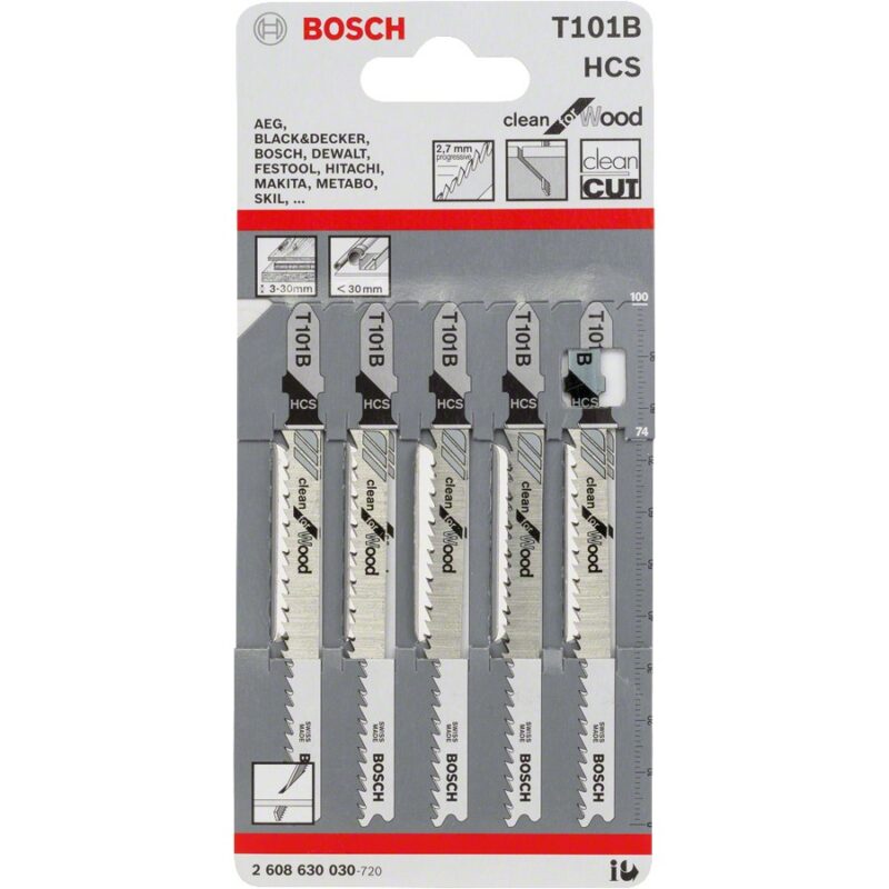 "Bosch 5 Stichsägebltter T 101 B" – Bild 3
