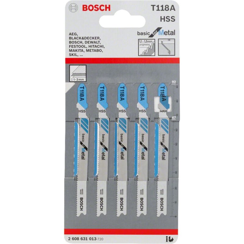 "Bosch 5 Stichsägebltter T 118 A" – Bild 3