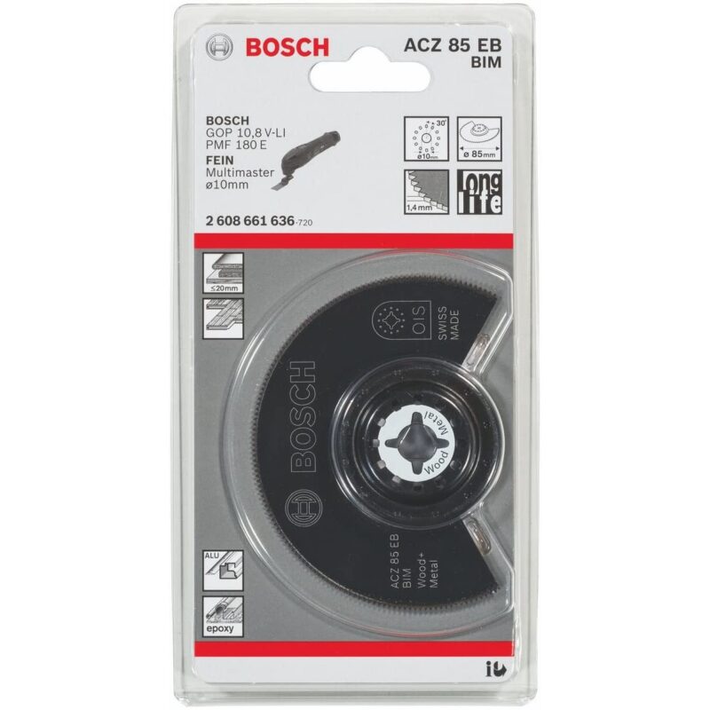 "Bosch BIM S-Sägeblatt W+M ACZ 85 EB" – Bild 3