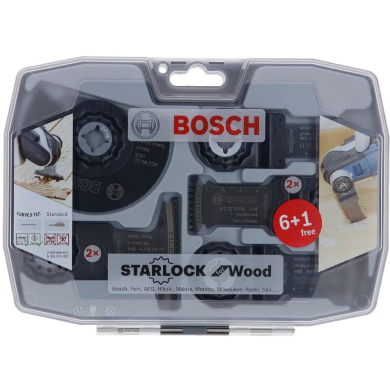 "Bosch Best of Wood Starlock-Set fr Holz und Metal 7-tlg" – Bild 3