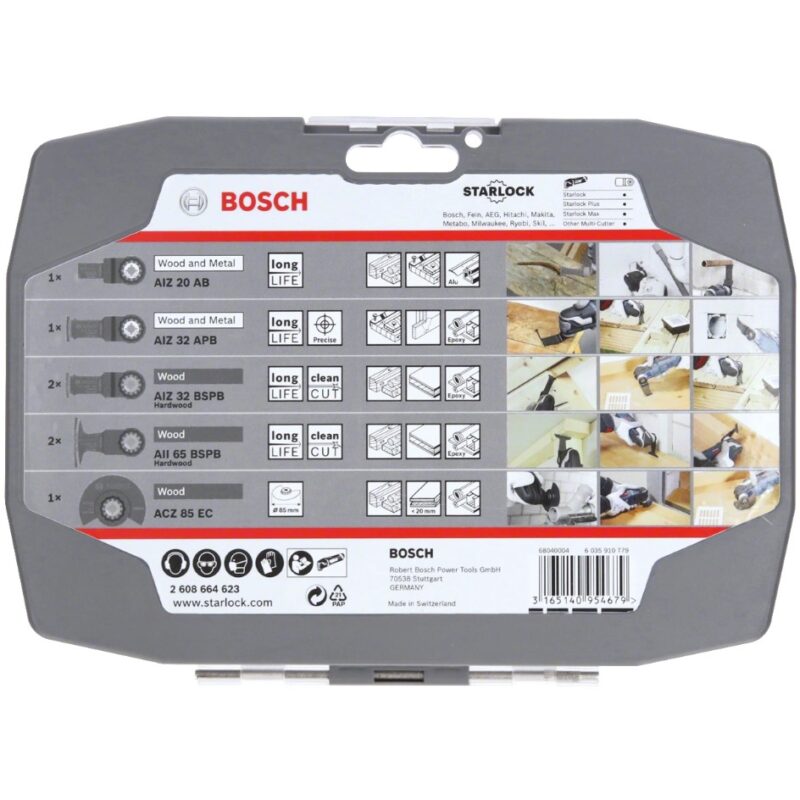 "Bosch Best of Wood Starlock-Set fr Holz und Metal 7-tlg" – Bild 4