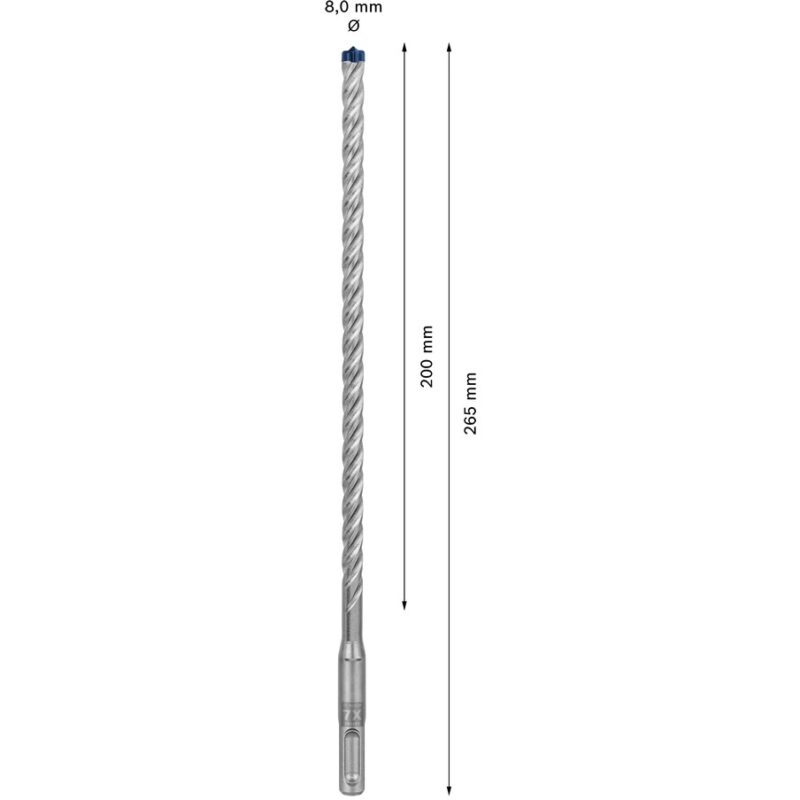 "Bosch EXPERT Hammerbohrer SDS plus-7X 8x200x265mm" – Bild 7