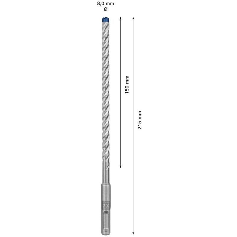 "Bosch EXPERT Hammerbohrer SDS plus-7X 8x150x215mm" – Bild 7
