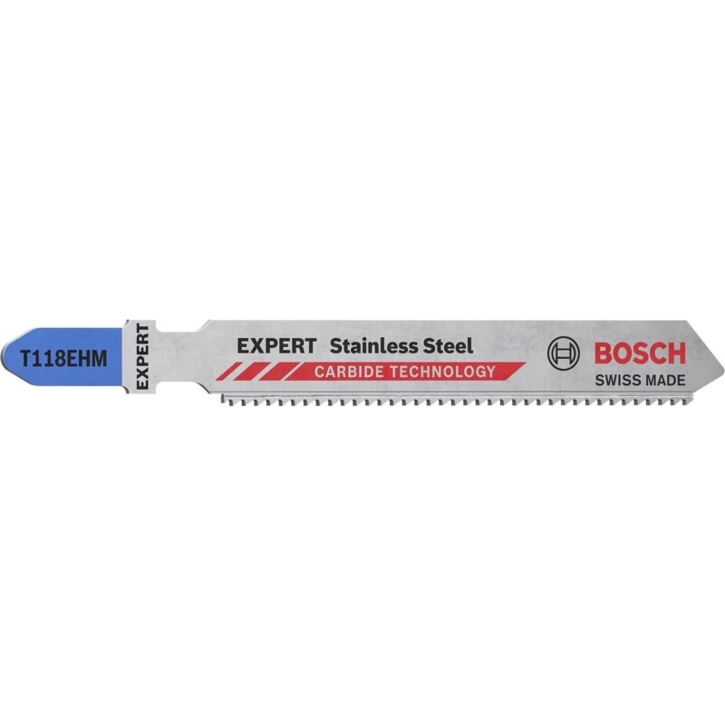 "Bosch EXPERT Stichsägeblätter T118EHM 3Stk Stainless Steel"