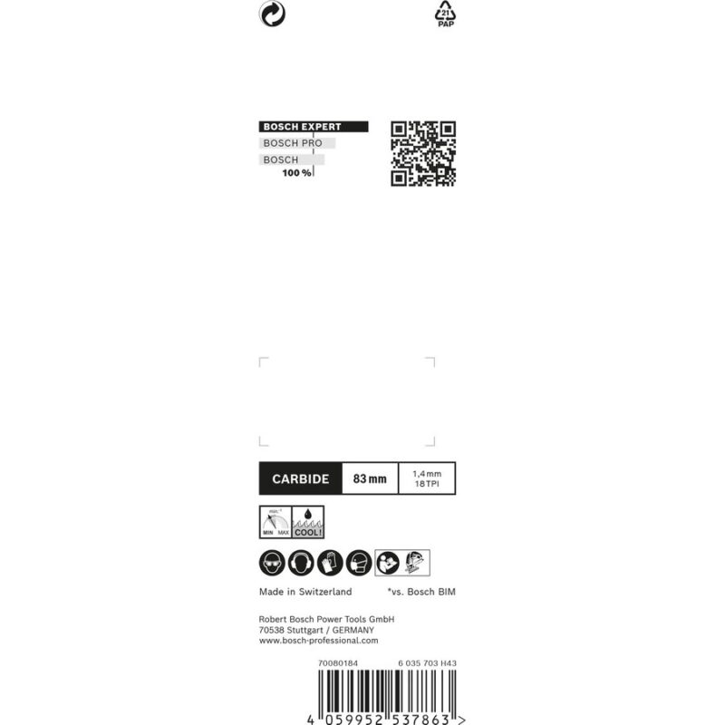 "Bosch EXPERT Stichsägeblätter T118EHM 3Stk Stainless Steel" – Bild 4
