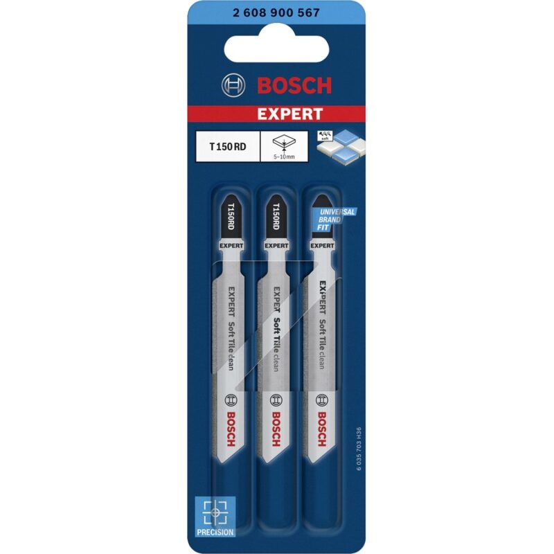 "Bosch EXPERT Stichsägeblätter T150RD 3Stk Soft Tile clean" – Bild 3
