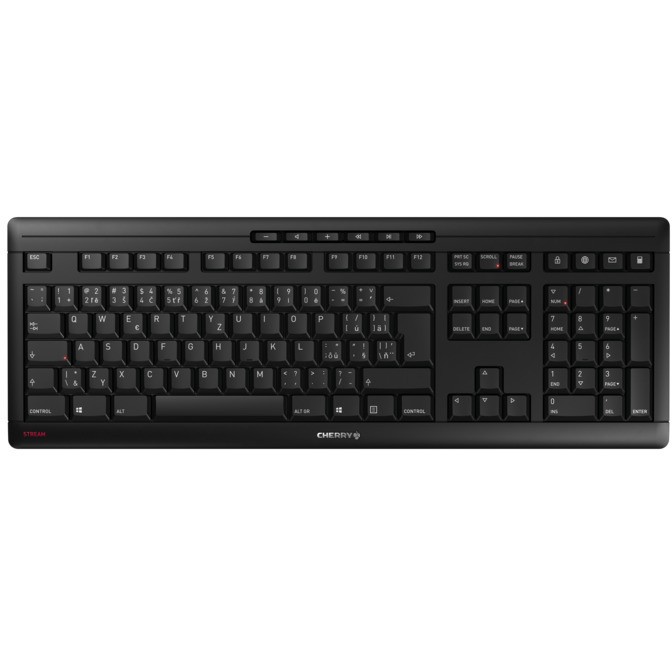 "CHERRYSTREAMBLACK KEYBOARD"