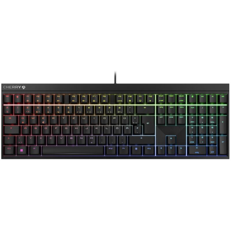 "CHERRY TAS MX 2.0S RGB Corded DE-Layout schwarz MX BLACK"