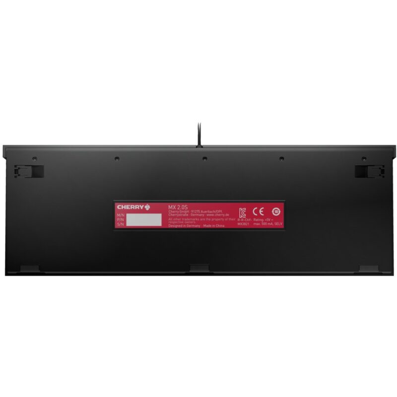 "CHERRY TAS MX 2.0S RGB Corded DE-Layout schwarz MX BLACK" – Bild 5