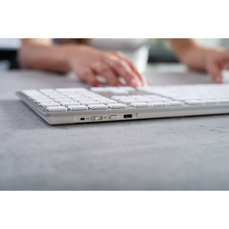 "CHERRY TAS KW 9100 SLIM FOR MAC Wireless FR-Layout silver/w" – Bild 7