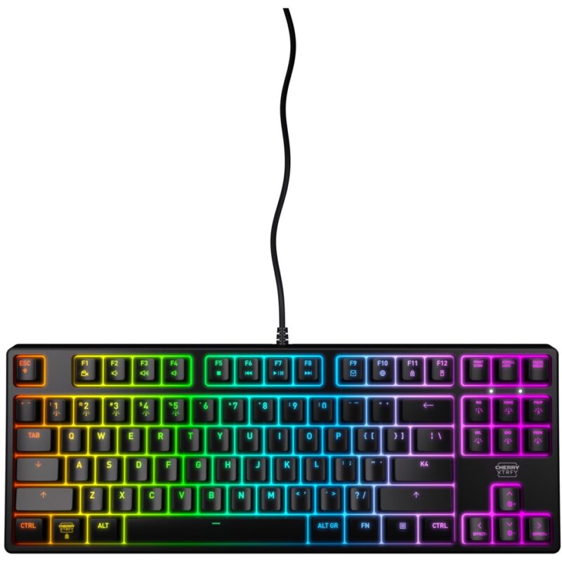 "CHERRY XTRFY K4V2 TKL keyboard. black"