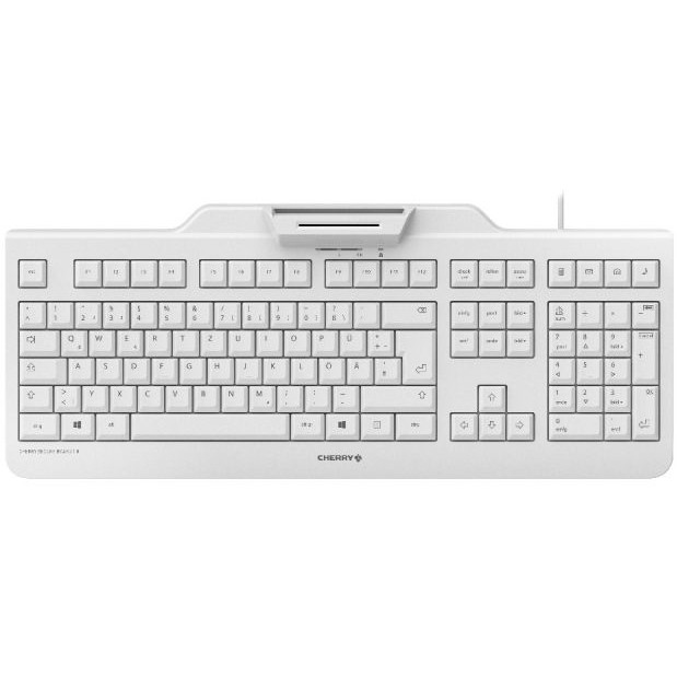 "CHERRY TAS SECURE BOARD 1.0 Corded CH-Layout weiß"