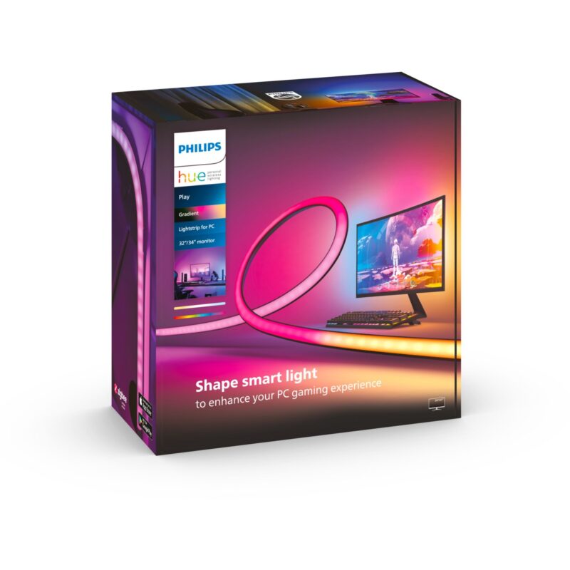 "Philips Hue Play Gradient LED Lightstrip PC 32/34 Zoll" – Bild 5