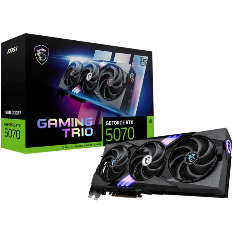 "MSI RTX5070 Gaming Trio OC 12GB GDDR HDMI 3xDP"