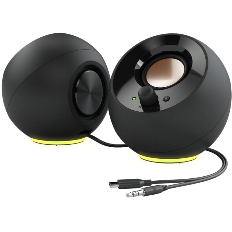 "Creative Lautsprecher Pebble SE RGB Stereo. schwarz"