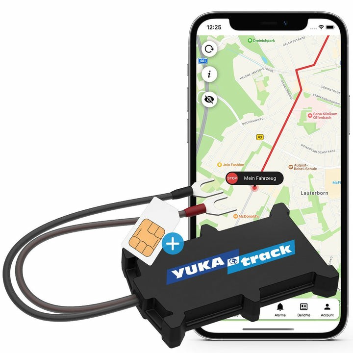"""IoT YUKAtrack easyWire 2G AIO GPS Car Tracker with SIM + Data Flat"""
