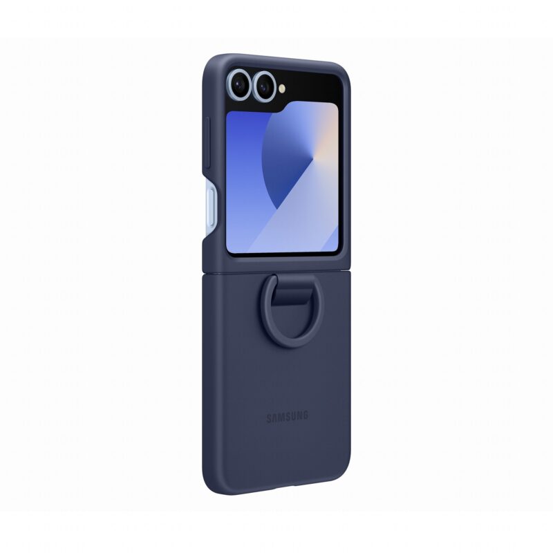 "Samsung Silicone Case with Ring fr Galaxy Z Flip6. Navy" – Bild 3