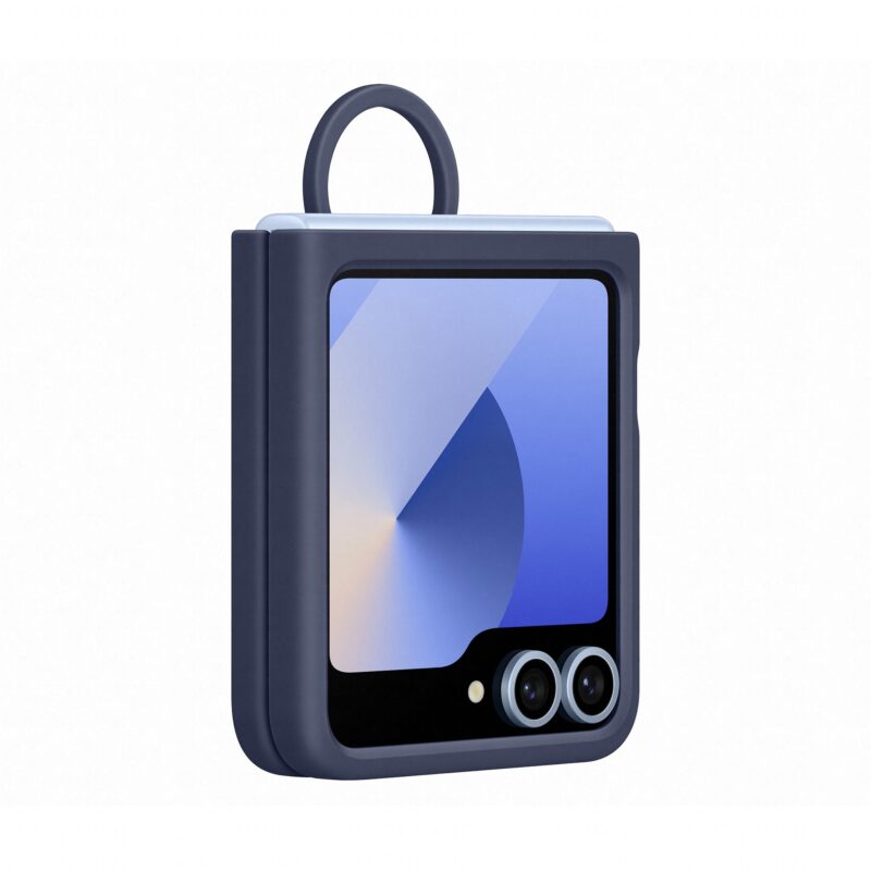 "Samsung Silicone Case with Ring fr Galaxy Z Flip6. Navy" – Bild 5