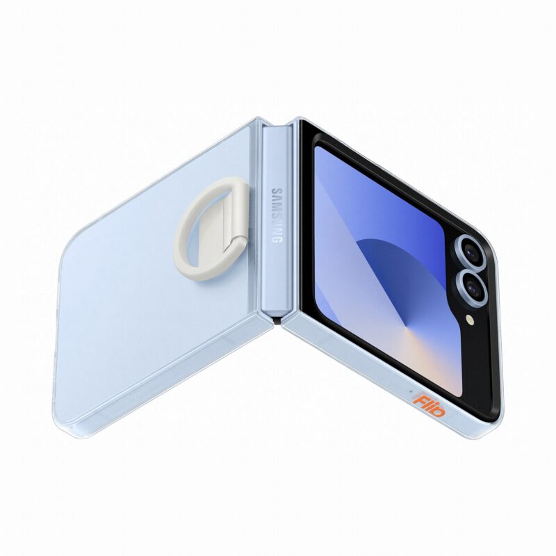"Samsung Clear Case with Ring fr Galaxy Z Flip6. Transparent" – Bild 3