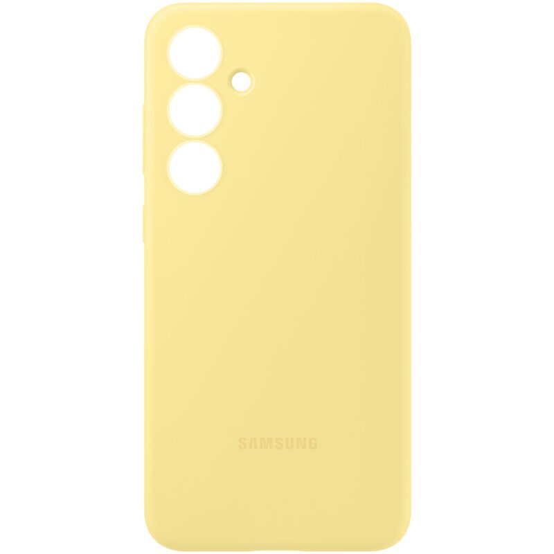 "Samsung Silicone Case fr Galaxy S24 FE. yellow" – Bild 5