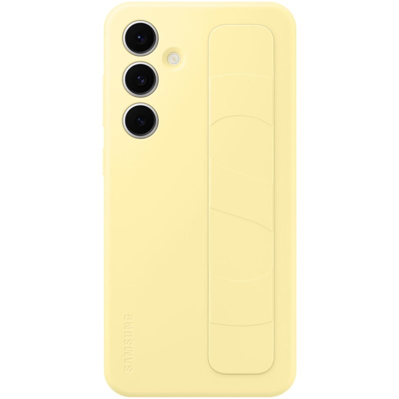 "Samsung Standing Grip Case fr Galaxy S24 FE. yellow"
