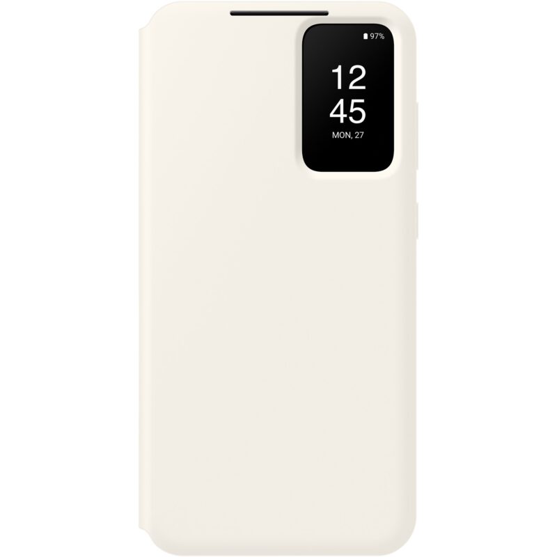 "Samsung Smart View Wallet Case Galaxy S23 Plus Cream"