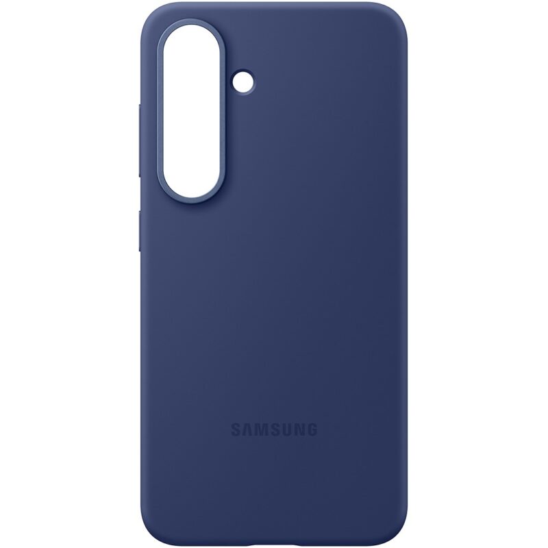 "Samsung Silicone Case fr Galaxy S25. Blue"
