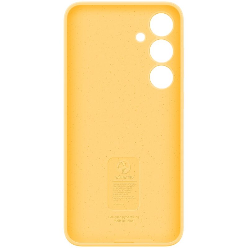 "Samsung Silicone Case fr Galaxy S24+. Yellow"