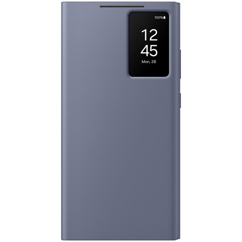 "Samsung Smart View Wallet Case fr Galaxy S24 Ultra. Violet"