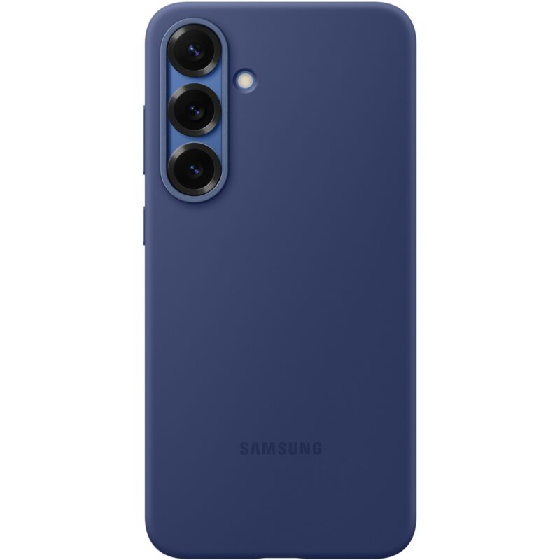 "Samsung Silicone Case fr Galaxy S25+. Blue"