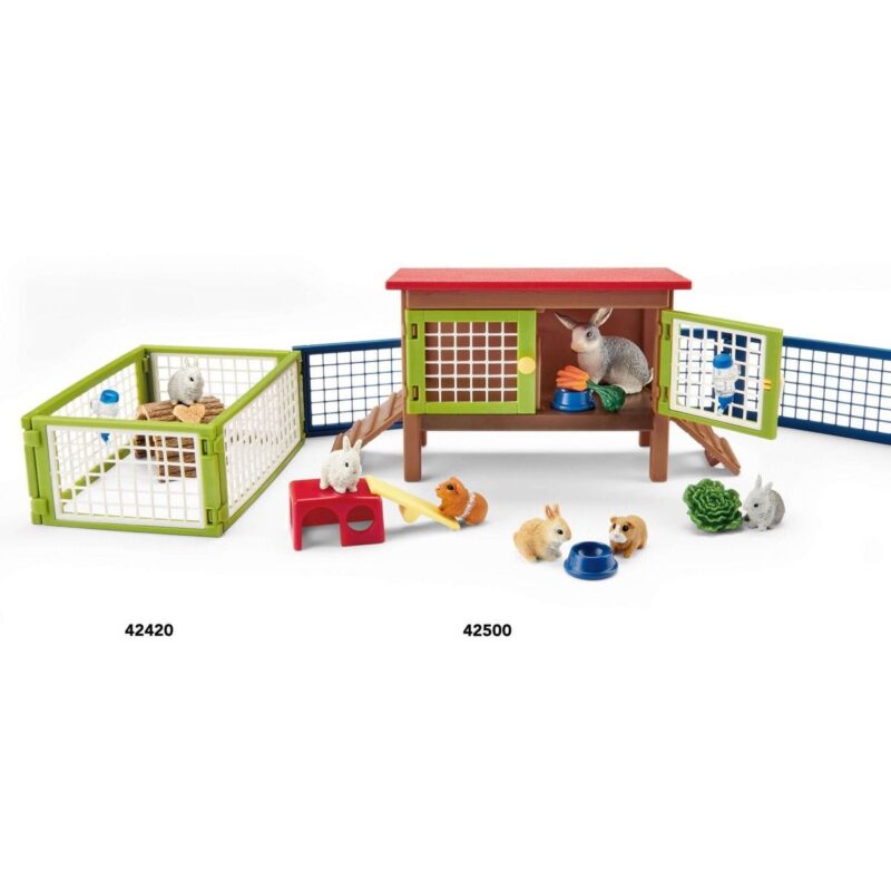 "Schleich Farm World 42500 Zuhause Kaninchen/Meerschwein" – Bild 4