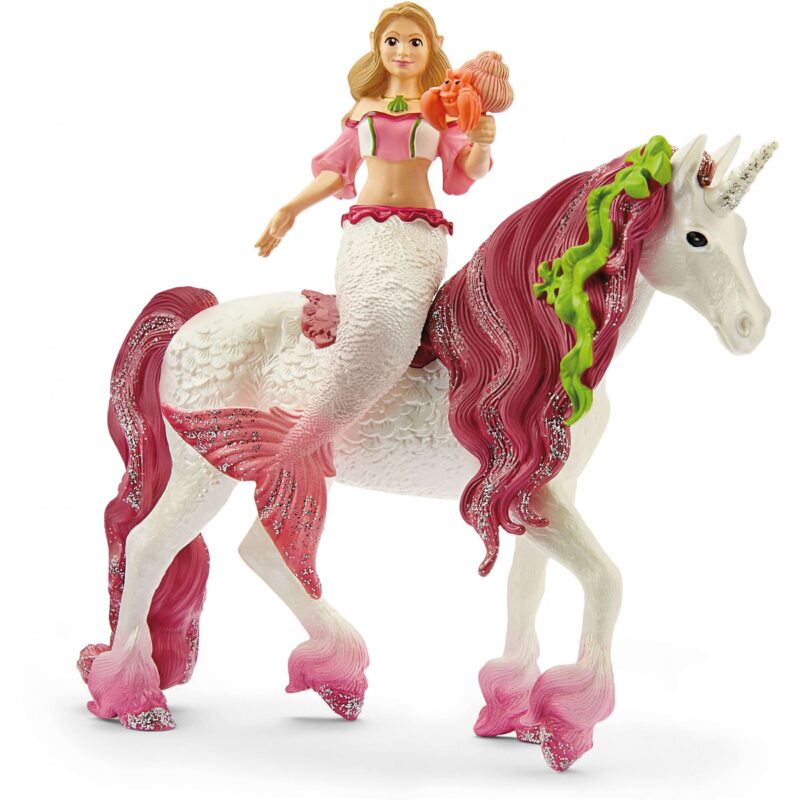 "Schleich bayala 70593 Meerjungfrau-Feya auf Einhorn"
