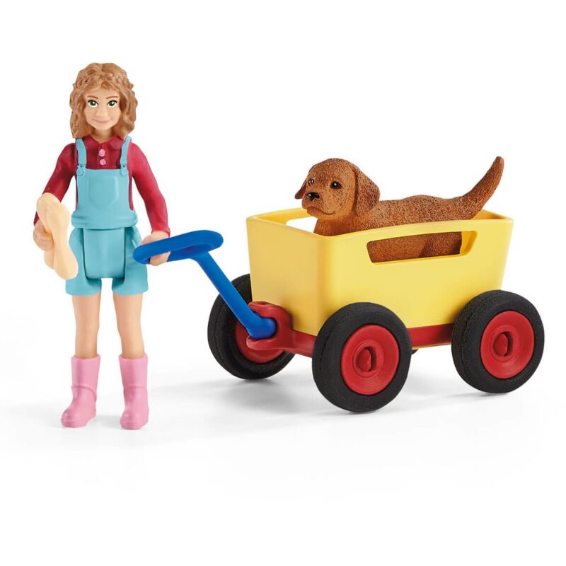 "Schleich Farm World 42543 Bollerwagen-Ausflug"