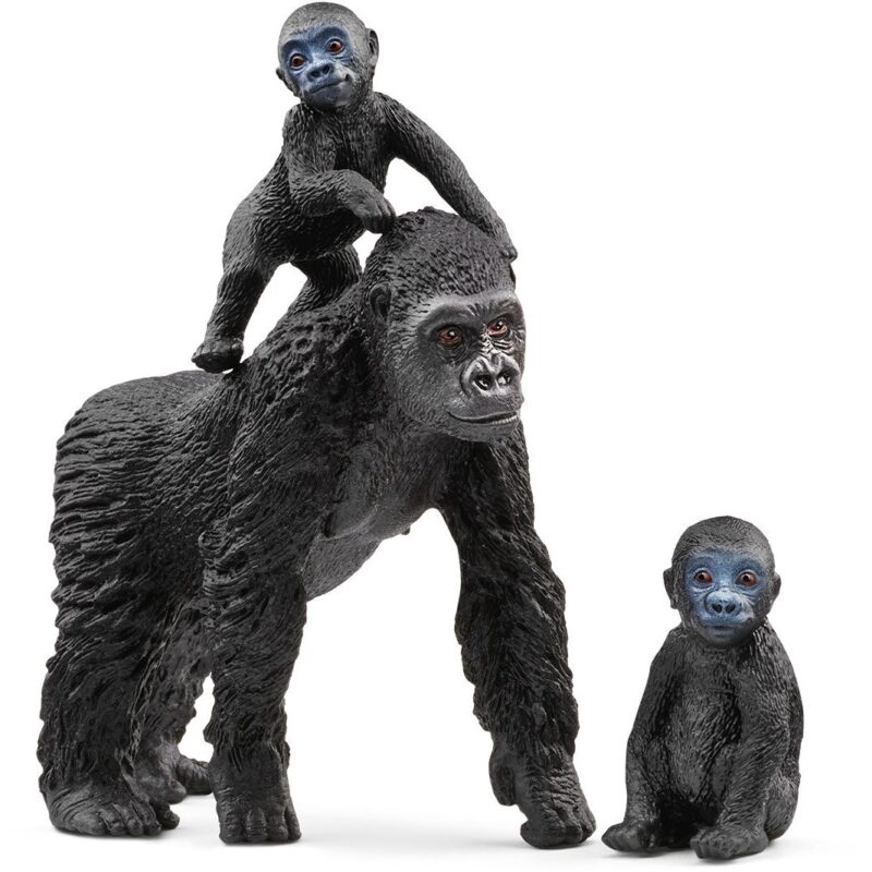 "Schleich Wild Life 42601 Flachland Gorilla Familie"