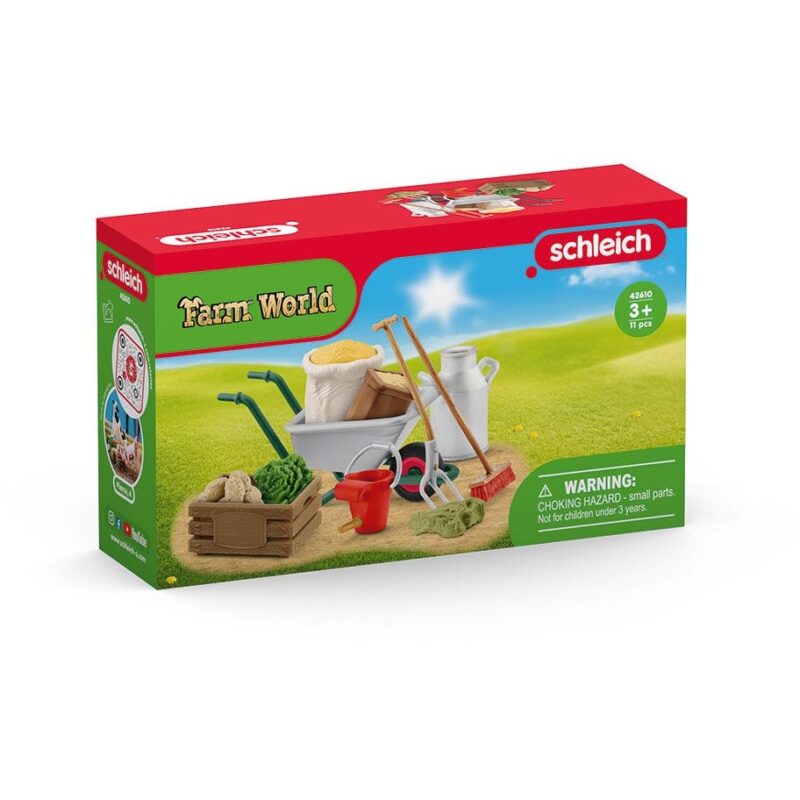 "Schleich Farm World 42610 Stallpflege Zubehr" – Bild 4