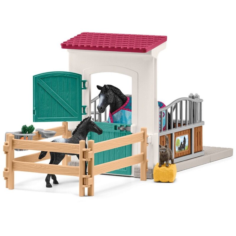 "Schleich Horse Club 42611 Pferdebox mit Stute und Fohlen" – Bild 3