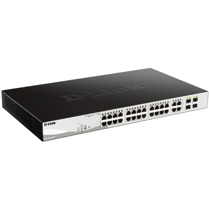 "D-Link DGS-1210-24P 24-Port Layer2 PoE Gigabit Smart Managed"
