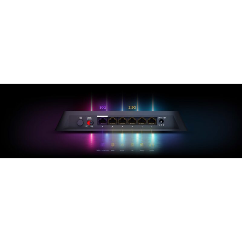 "D-Link DMS-106XT 6-Port Multi-Gigabit Unmanaged Desktop Switch" – Bild 8