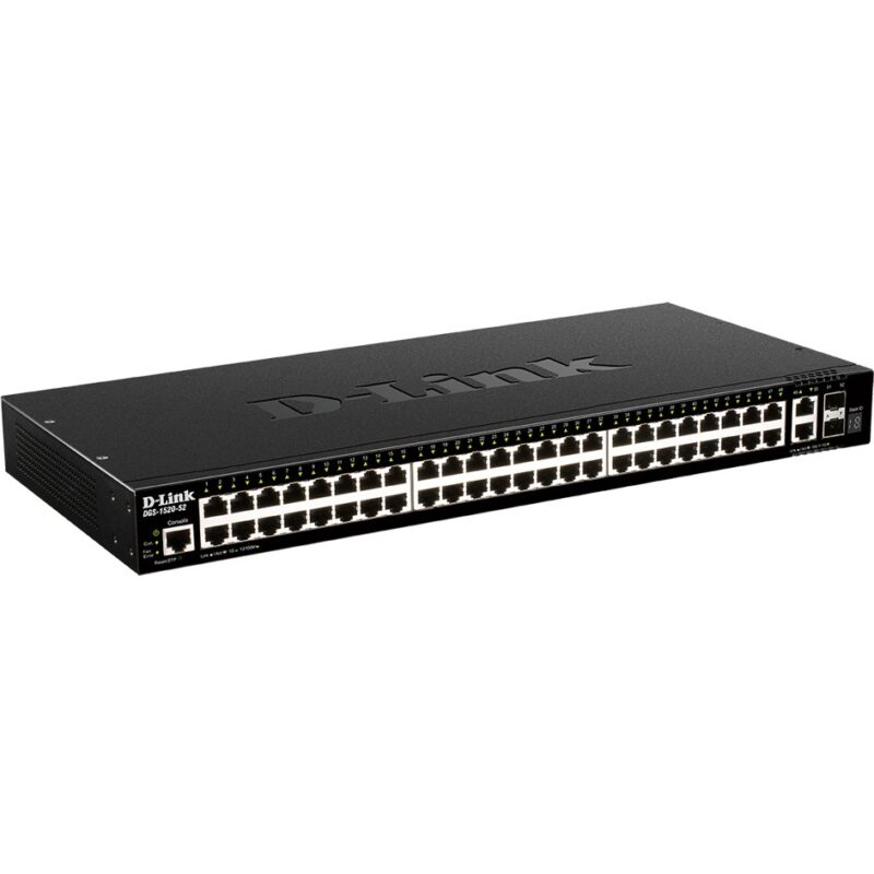 "D-Link DGS-1520-52/E 52-Port Gigabit Smart Managed Switch"