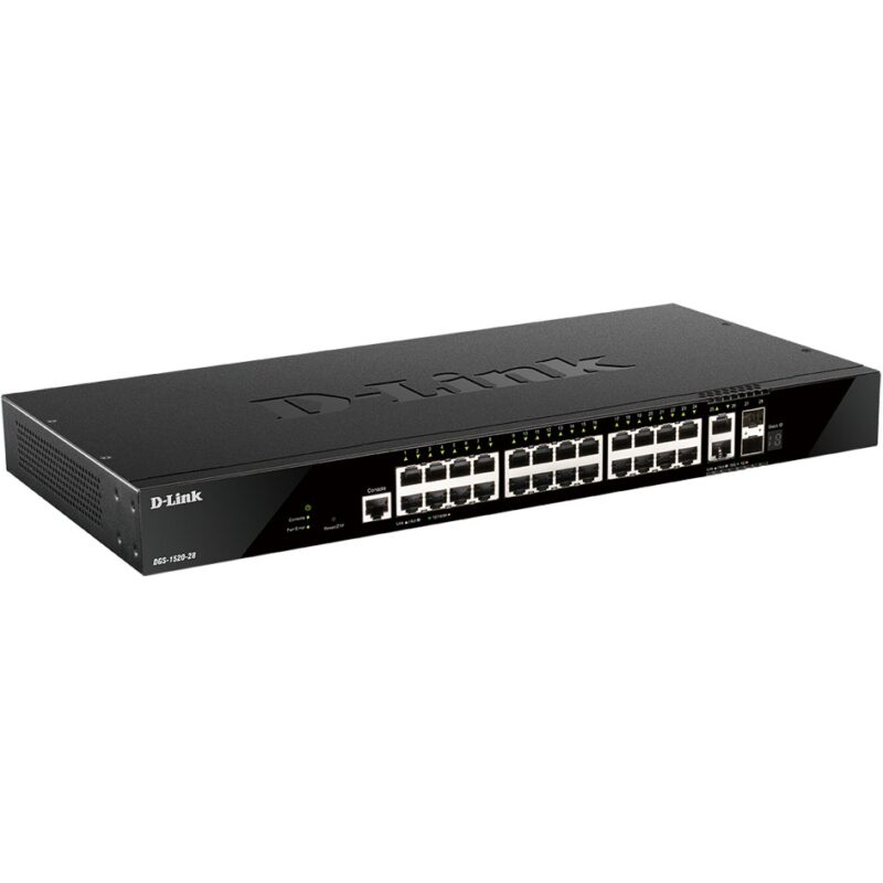 "D-Link DGS-1520-28/E 28-Ports Gigabit Smart Managed Switch"