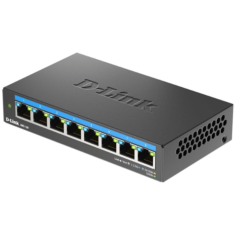 "D-Link DMS-108 8-Port Multi-Gigabit Unmanaged Switch" – Bild 5