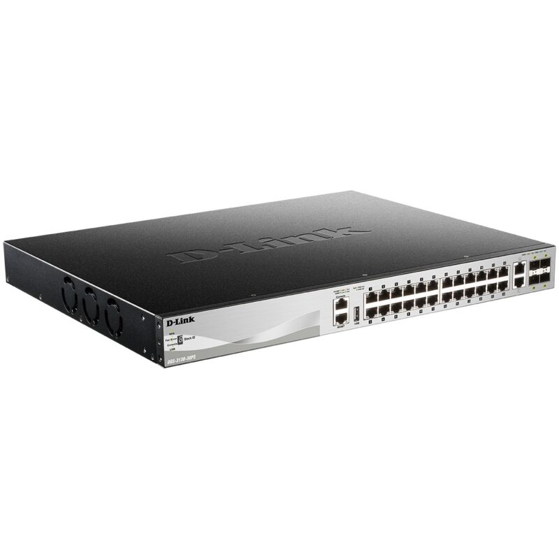 "D-Link DGS-3130-30PS/E 30-Port L2+ PoE Gigabit Stack Switch" – Bild 4