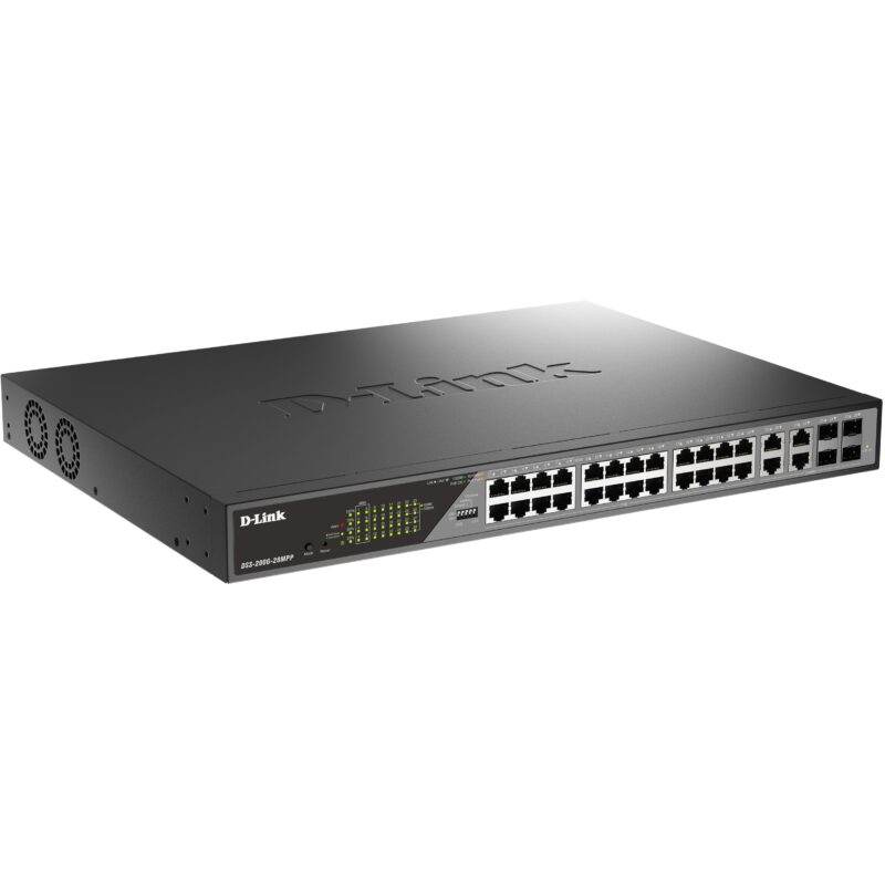 "D-Link DSS-200G-28MP/E 28-Port Desktop Gigabit PoE Switch" – Bild 4