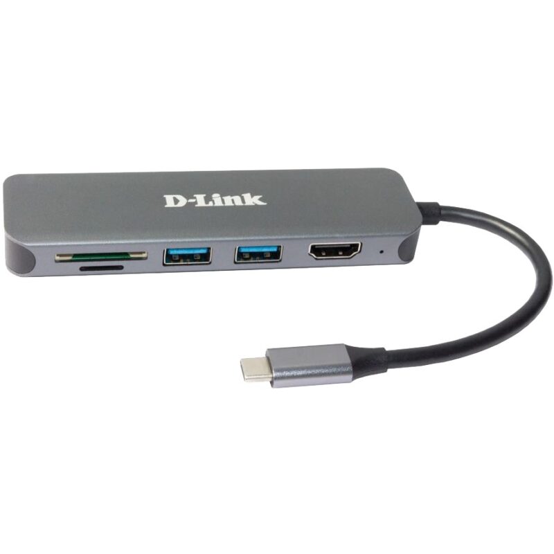 "D-Link DUB-2327 6-in-1 USB-C Hub mit HDMI" – Bild 3