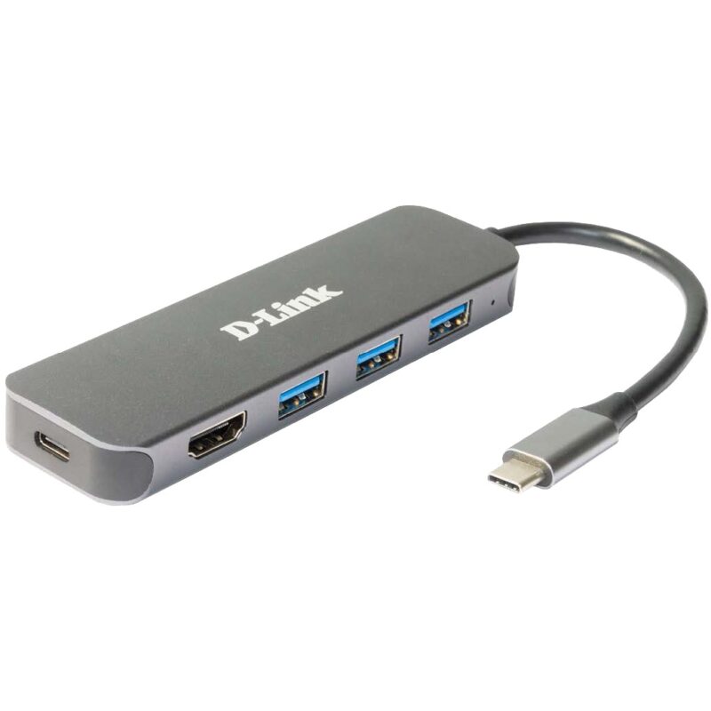 "D-Link DUB-2333 5-in-1 USB-C Hub HDMI/Power Delivery1x HDMI"