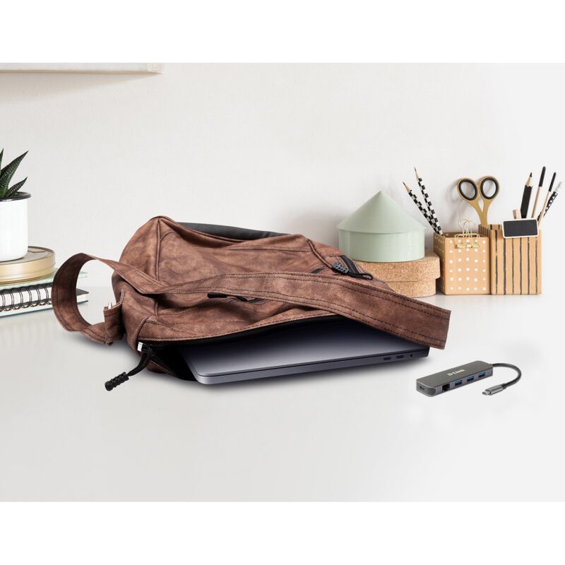 "D-Link DUB-2334 5-in-1 USB-C Hub mit Gigabit Ethernet/Power" – Bild 5