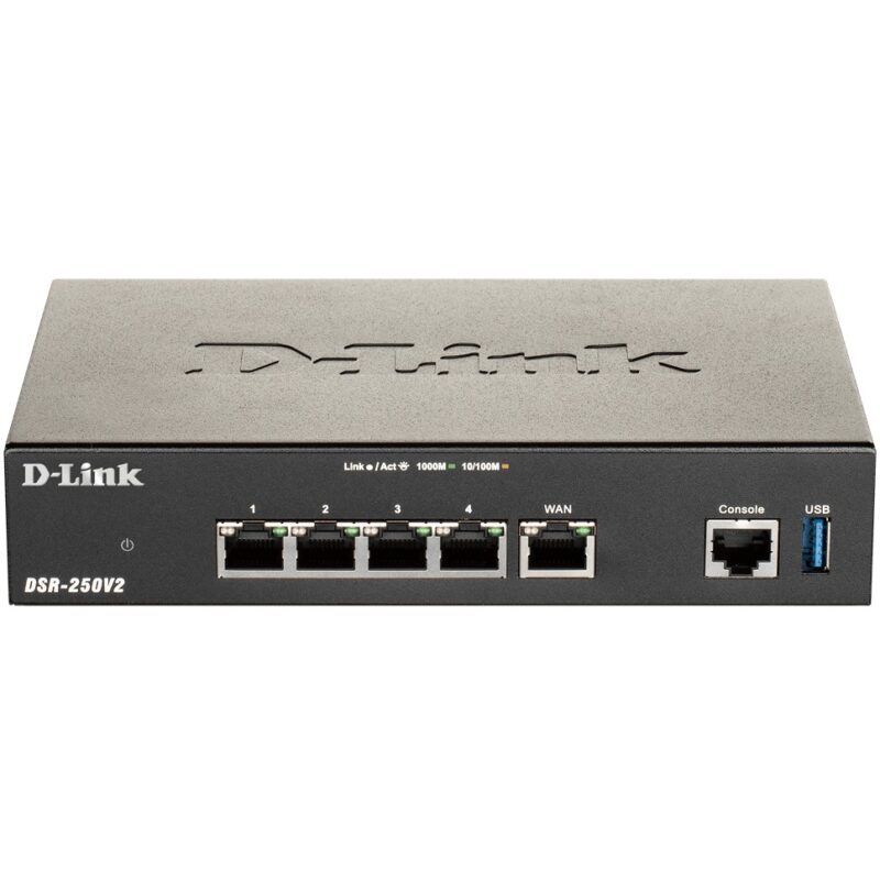 "D-Link DSR-250V2/E VPN Security Router"