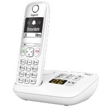 "GIGASET A690A weiss Anrufbeantworter einstellbare Klangprofile Freisprechen Telefonbuch fr 100 Namen bel. schwarz - wei Display"