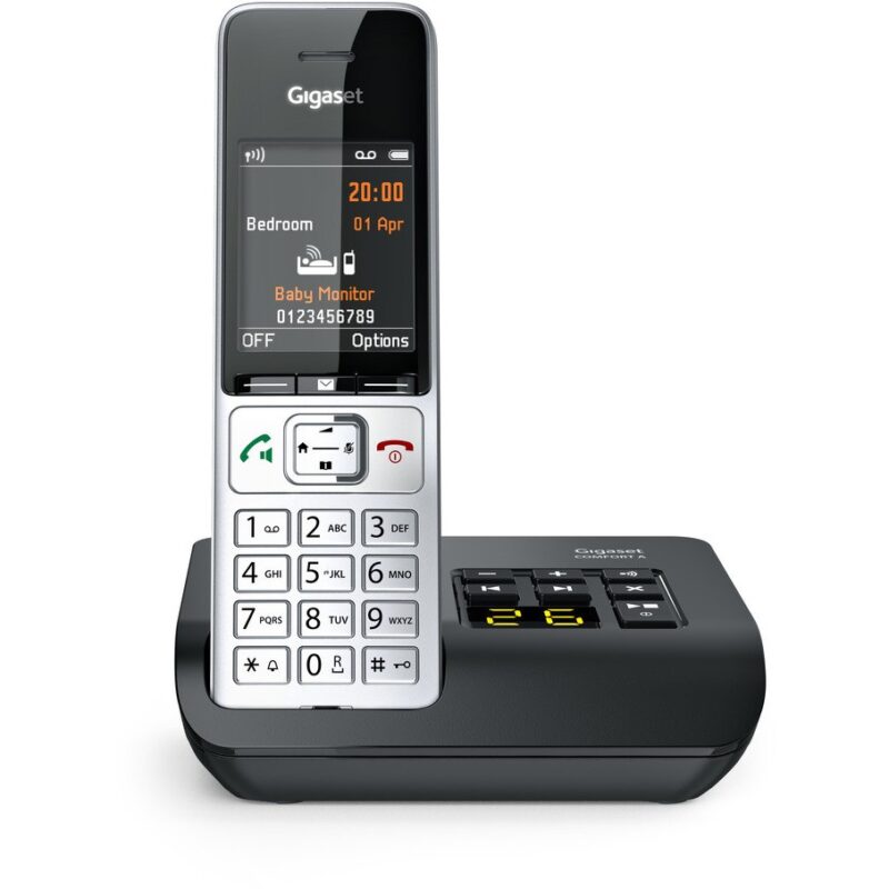 "GIGASET COMFORT 500A silber / schwarz 5.8 cm 2.2 Zoll TFT Farbdisplay Anrufbeantworter Freisprechen Telefonbuch Headset Anschluss" – Bild 18